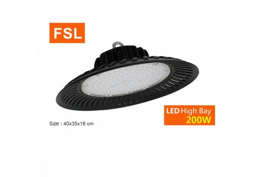 ไฮเบย์ FSL-HIB-UFO-200W แสงขาว